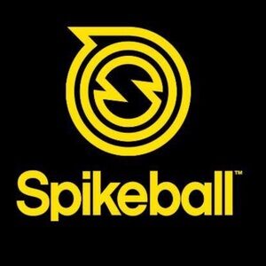 Avalanche Spikeball official logo, black athletic shorts size XXL